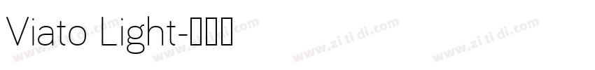 Viato Light字体转换